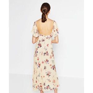 Zara Dresses - Zara Floral Flounce Mid/Maxi Studio Femme Dress Zara Dresses - Zara Floral Flounce Mid/Maxi Studio Femme Dress